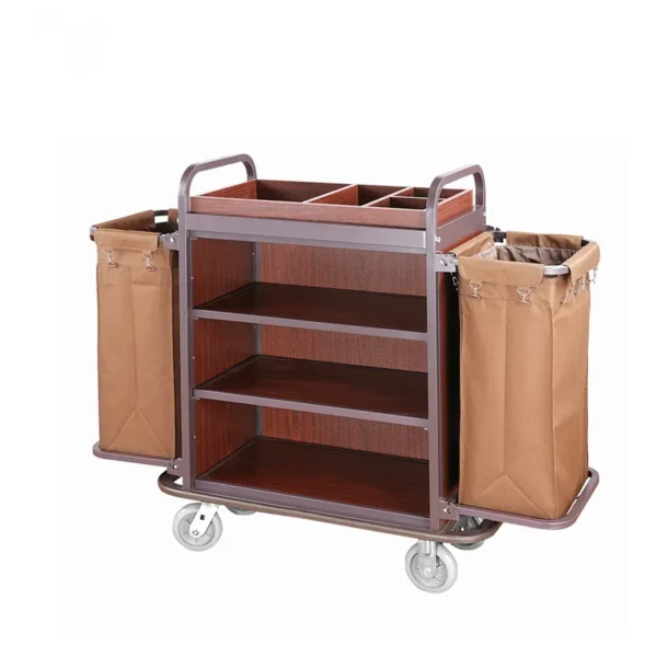 Hotel-Reinigungsgeräte Housekeeping-Trolley Zimmerservice-Wagen