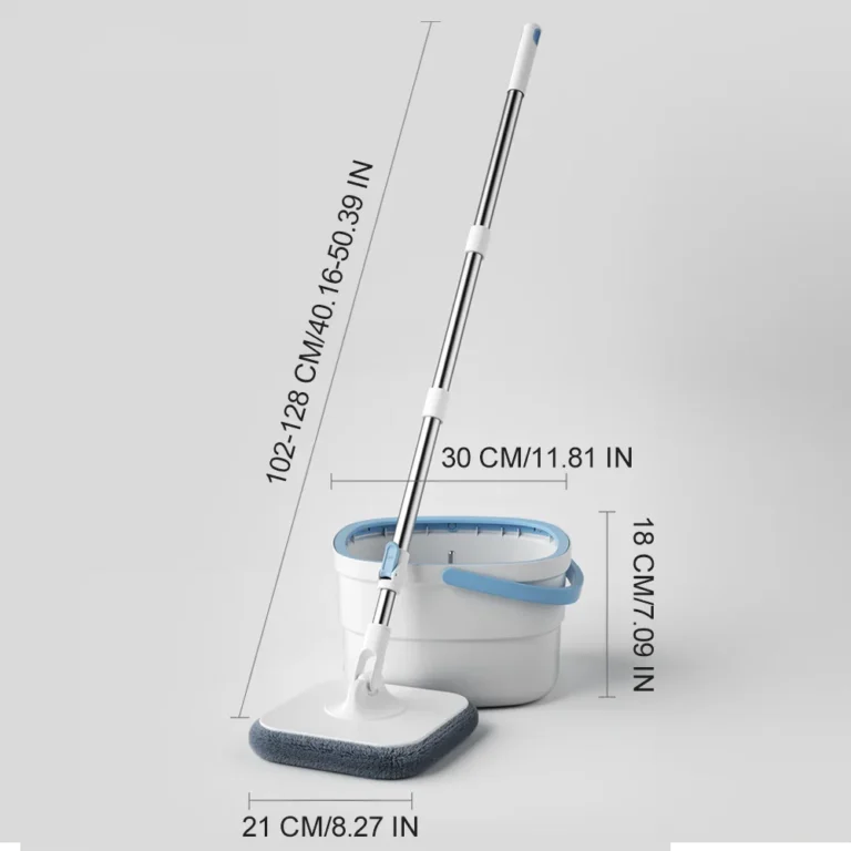 360 °   Spin Mop und Eimer Set, verdickte Faser Tuch Mop dehydrieren Hause Reinigung Werkzeug für Schlafzimmer Wohnzimmer Küche Badezimmer ﻿ 2
