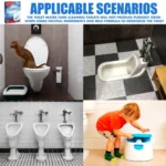 12 Stück Toilettenschüssel-Reinigungstabletten mit Bleichmittel, langsamer Freigabe, Tankreiniger, Deodorant und Entfetter, Badezimmer-Erfrischer, sicher/nicht giftig 6