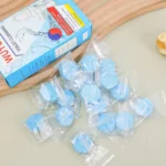 Reinigungstabletten für Toiletten, tragbare, wasserlösliche Fleckenentferner-Deodorant-Tabletten, Haushalts-Badezimmerzubehör 4