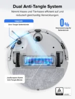 roborock Q7 L5 (Upgrade-Version von Q5 Pro) mit 8000Pa extrem starker Saugleistung, doppeltem Anti-Verwicklungs-System, präziser LiDAR-Navigation und intelligenten Sperrzonen 5