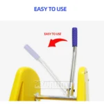 36l Mop Squeeze Dry Bucket Mop Eimer Handwagen Waschwasser wagen Boden reinigungs werkzeug Mop Wasch eimer Wagen Reinigungs wagen 6