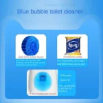 1/5/10 Beutel Toilettenreiniger Deodorant Blue Bubble Toilette WC Automatische Spültabletten Effektiver Langzeitreinigungslufterfrischer 5