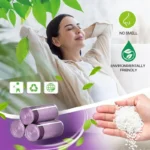 Kleine Müllsäcke mit Kordelzug, Mini-Müllsack, parfümfreies Badezimmer, Papierkorb-Mülleimer, Einweg-Plastiktüten für die Küche zu Hause 2