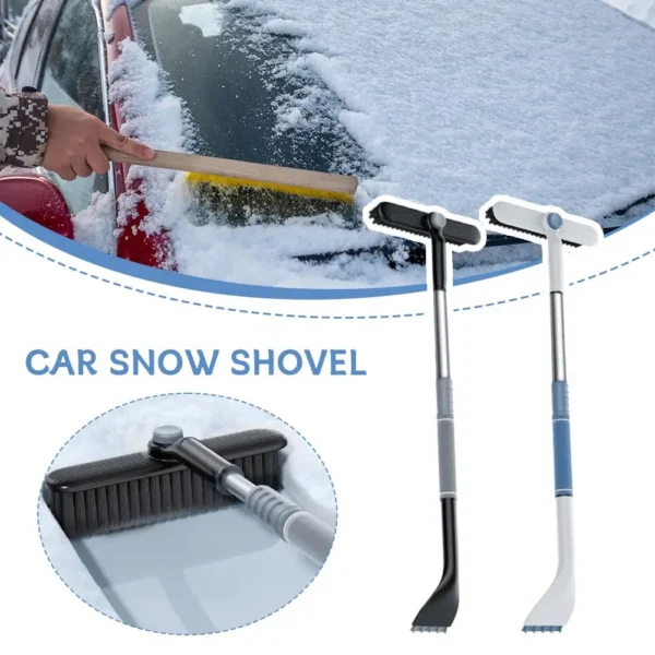 Winter Abnehmbare Schnee Schaber Pinsel Universal Schnee Reinigung Rakel Mit Griff Auto Fenster Teleskop Auto Reinigung Werkzeuge