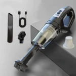 120 W tragbarer Auto-Staubsauger, USB-Aufladung, kabelloser Handstaubsauger, leistungsstarke Saugkraft für Auto/Zuhause/Büro/Haustierhaare