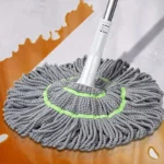 1 Stück selbstauswringender Mopp |   Mikrofaser-Bodenreiniger mit verstellbarem Griff, nass/trocken für Küche/Schlafzimmer, langlebiges Reinigungswerkzeug