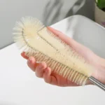 Becherbürste mit langem Griff, Holzgriff, Nylonborsten, kleine Bürste, Becherreinigungsbürste, Flaschenbürste # 3273 4