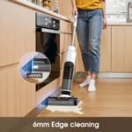 Lubluelu T8A Kabelloser Nass-Trocken-Staubsauger mit Wischfunktion, Selbstfahrfunktion, 6mm Kantenreinigung und Sprachsteuerung, 35 Min. Laufzeit, Bodenreiniger für Zuhause 5
