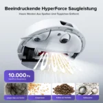 roborock Q10 S5 Saugroboter mit Wischfunktion, 10.000 Pa HyperForce Saugkraft, Dual Anti-Tangle System, Auto Lifting Mopping 2