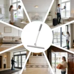 Duschabzieher für Glastüren Silikon-Allzweck-Profi-Abzieher Fensterreinigungswerkzeug für Haus, Wohnung, Zimmer, Badezimmer 5