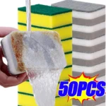 5/50PCS Magie Reinigung Schwämme Wiederverwendbare Pan Topf Geschirr Scheuer Pads Haushalt Küche Schwamm Tücher Pinsel Sauber Werkzeuge