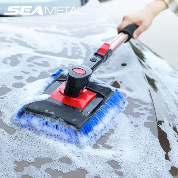 Seametal Teleskop Auto wasch bürste Mop Handtuch Kit langen Griff Chenille Mop Brusher Auto waschen Stauben tfernung Reinigungs mittel