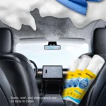 150 ml Mehrzweck-Schaumreiniger für den Autoinnenraum, Schaumreiniger mit Schwamm, Ledersitze, weiße Schuhe, Fleckenentferner für das Auto 4