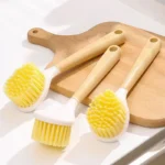 Küchen-Geschirrbürste mit langem Griff, Scheuerbürste für Pfannen, Töpfe, Reinigung der Küchenspüle, Geschirrwäscher, Geschirrspül-Reinigungswerkzeuge 2