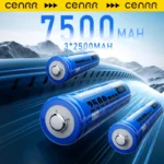 CENRR Neuer Auto-Staubsauger, kabellos, Mini, leistungsstarker tragbarer Hand-Autoreiniger, LED-Leistungsanzeige, Geschenklampe, Luftpistole, 7500 mAh 3