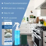 Jue Fish Mehrzweck-Reinigungsspray-Set, 100ml - Mildes, Nicht Reizendes Allzweckreinigungsmittel für Küche, Bad & Auto, mit Reinigungsbürste 3