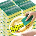 50/2Pcs Küche Geschirr Weichen Schwamm Saugfähigen Sauber Reiben Topf Rost Scheuer Pad Entfernen Kits Haushalts Reinigung Pinsel schwamm