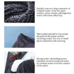 2PCS Magic Wipe Badezimmer Tuch 40x60cm Mikrofaser Twisted Tuch Auto Handtuch Trocknen Große Rundum Reinigung handtücher 2
