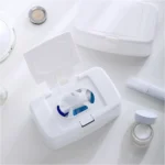 Podofo Nass Tissue Box Feuchttücher Spender Tragbare Tissue Box Baumwolle Tupfer Lagerung Box Für Auto Home Office Desktop Container 5