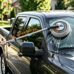 Autowaschbürste, Autoreinigungsbürste mit Weichen Chenille-Borsten, Autowaschmop mit Teleskopstiel, Universeller Autoreiniger-Besen