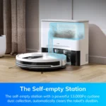 ILIFE A12 Pro Roboter-Staubsauger- und Wisch-Kombination, LIDAR-Navigation, selbstaufnahmer Staub, 3000 Pa Saugkraft, App/Fernbedienung 6