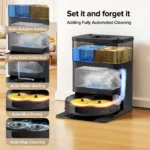 Lubluelu S1000 Roboter-Staubsauger mit Wischfunktion und Selbstreinigungsstation 10000Pa 75 ℃   Heißwasser-Wasch- und Trocknungsgerät für Teppiche zur Verbesserten Reinigung im Haushalt 2