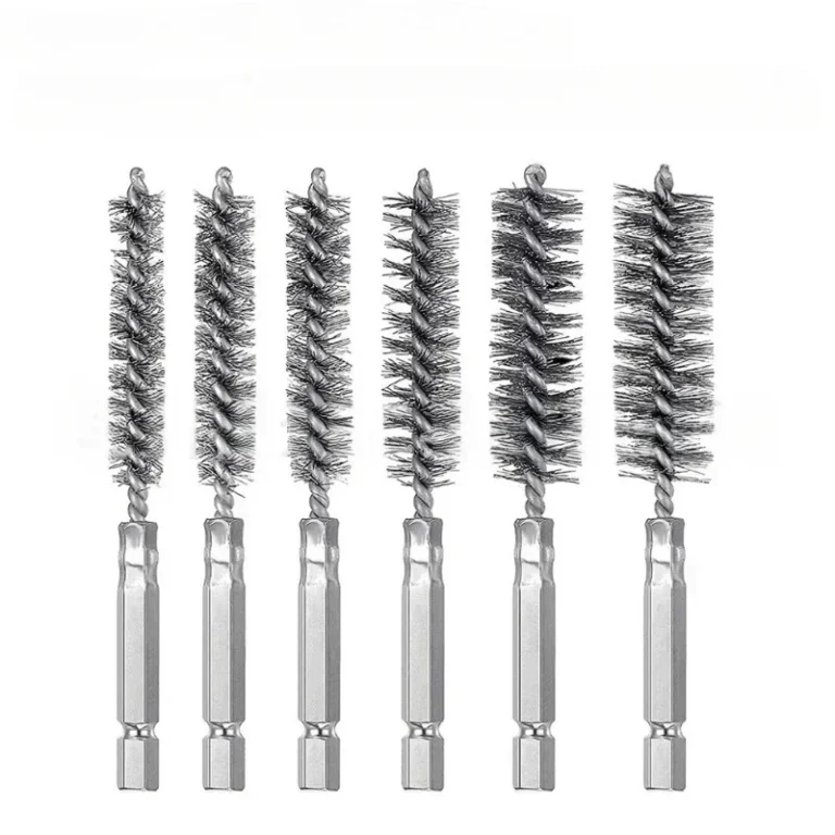 Neue 8–19 mm Drahtrohr-Maschinen-Reinigungsbürste, Rostreiniger, Waschen, Polieren für die Maschinenbau-Verarbeitungsindustrie 2
