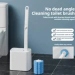 Langer Toilettenbürsten-Ersatzkopf Reinigungsset Einweg-WC-Bürste Haushalts-WC-Zubehör Werkzeug 2