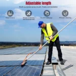 7m Teleskop-Wasserstangen-Reinigungsset mit Bürste für Fenster, Dach, Solarpanele, Dachrinnen und Außenwände 4