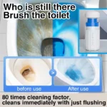 Neuer Toilettenreiniger, automatisches Toilettenreinigungsartefakt, blaue Blase, Deodorant, Entkalkungsgeist, leichter Duft, Toilettengeruchreiniger 6