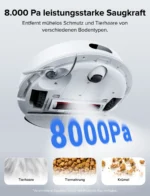 roborock Q7 L5 (Upgrade-Version von Q5 Pro) mit 8000Pa extrem starker Saugleistung, doppeltem Anti-Verwicklungs-System, präziser LiDAR-Navigation und intelligenten Sperrzonen 4