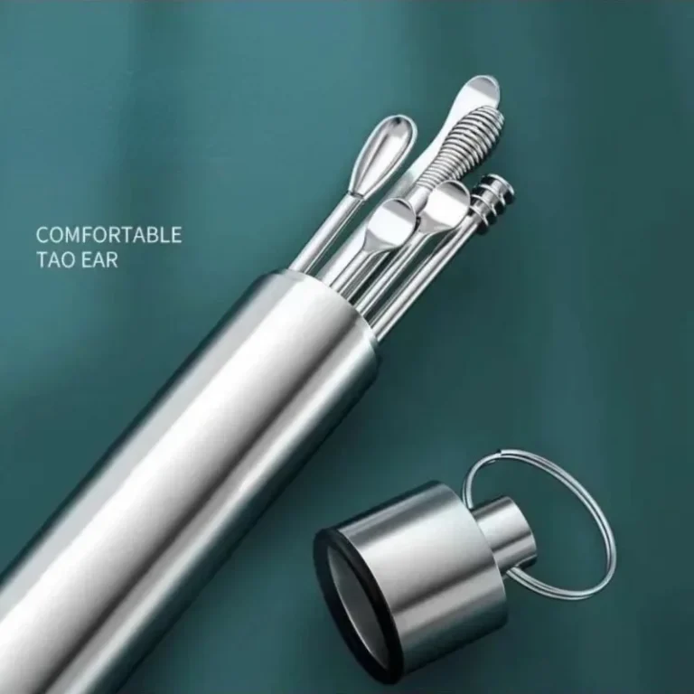 Ohrenreiniger Ohrenschmalz-Entferner Reinigungsset Pickers Pick Ohrenschmalz Kürette Löffel Pflege Entfernungswerkzeug für Baby Erwachsene Ohrenpflege 2