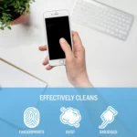 Bildschirmreiniger-Spray- und Tuchset – sicher für LED-, LCD-, OLED-Fernseher, Monitore, Laptops und Auto-Displays – streifenfreie Reinigungslösung 6