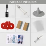 Auto Windschutzscheibe Reparatur Harz Kit Werkzeuge Windschutzscheibe Brechen Kratzer Restaurierung Schutz Aufkleber Glas Reiniger Pflege Keine Spur Waschen 6