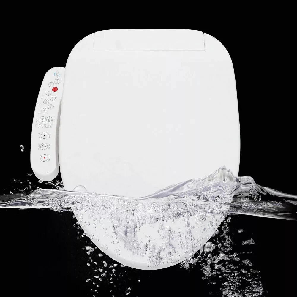 Elektrischer Bidet-Toilettensitz, intelligente automatische Desodorierung, längliche, beheizte Selbstreinigung für Badezimmer 2
