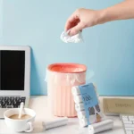 100PCS Verdicken Desktop Kleine Müll Taschen Haushalt Auto Mini Einweg Kunststoff Müll Taschen Müll Tasche 4