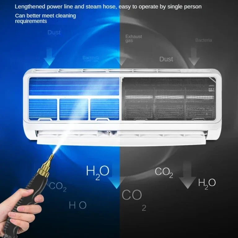 2500W Dampfreiniger 220V EU-Stecker Hochtemperatur-Sterilisations-Druckstrahlreiniger für Haus, Auto, Küche, Klimaanlage 2