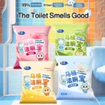 Blaue Toilettenreiniger-Tabletten mit Doppelwirkung entfernen Flecken und Gerüche, langanhaltende WC-Reiniger-Blöcke, Badezimmer-Reinigungsprodukte. 2