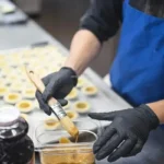 20/100P Hausarbeit Starke schwarze Einweg-Nitrilhandschuhe PVC Latexfrei Antistatisch Garten Haustierpflege Tattoo Arbeit ölbeständige Handschuhe 2