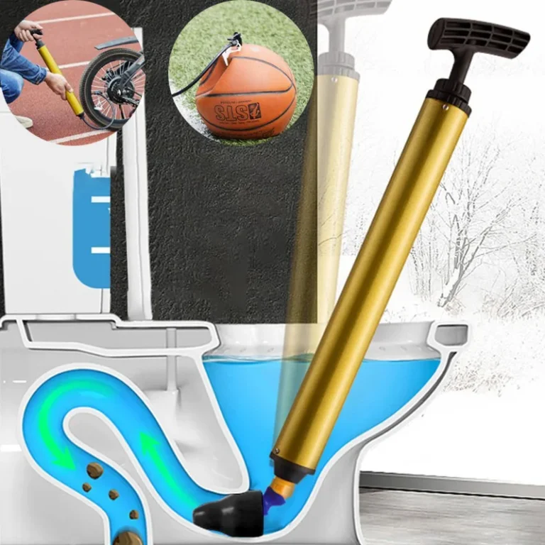 Edelstahl Rohr Bagger Wc Plunger Unblocker Pneumatische Hochdruck Baggerarbeiten Ablauf Blaster Werkzeug Bad Zubehör 2