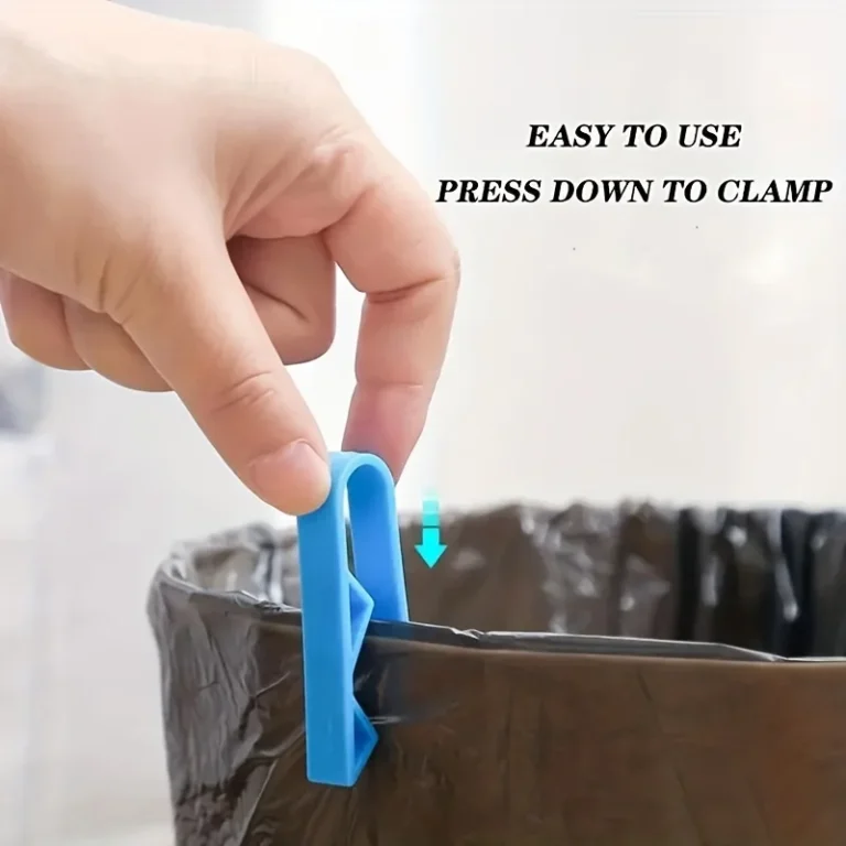 10 innovative Mülleimer-Clips – sicherer und rutschfester Müllbeutelhalter, stilvolle Trennclips, praktisch für den Hausgebrauch 2