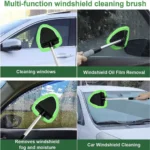 Auto Windschutzscheibe Reinigung Pinsel Set Mikrofaser Teleskop Fenster Glas Reiniger Auto Fenster Reiniger Fenster Schaben Nebel Eliminator 5