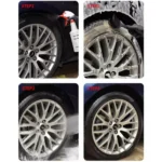 Auto-Reifen-Felgenbürste Radnaben-Reinigungsbürsten Auto-Räder-Detailing Reinigungszubehör Schwarzes Reifen-Autowaschwerkzeug 5