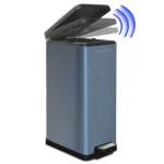 Floordirekt Tretmülleimer Zack 15L - Mit Schließdämpfer herausnehmbarer Inneneimer - Blau metallic 2