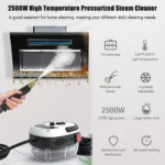 1500 W tragbarer Handdampfreiniger, Hochtemperatur-Druckdampfreinigungsmaschine mit Bürstenköpfen für Küchenmöbel 6