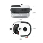 1500 W tragbarer Handdampfreiniger, Hochtemperatur-Druckdampfreinigungsmaschine mit Bürstenköpfen für Küchenmöbel 5