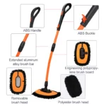 Universelle große Griff Auto wasch bürste Mopp Chenille Besen Auto Reinigung Wasch bürste Teleskop Lang griff Mop Autozubehör 6