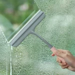 1 Stück Duschfenster-Abzieher für Duschtüren, Badezimmerfenster und Autoglas, Reinigungszubehör für den Haushalt 4