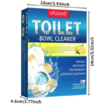 24 Stück Toilettenreinigungs-Brausetabletten mit Zitronenduft, entfernt Urinflecken, Geruchsvergilbung, dauerhafte Frische, ein Muss für zu Hause 6